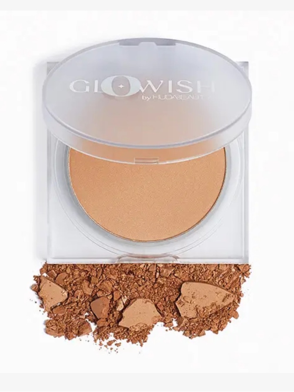 ✨ HUDA BEAUTY GloWish Luminous Pressed Powder | 04 Light Medium | Full Size NIB